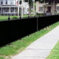 thumbnail image 5 of Bibana 4ft x 50ft Privacy Fence Screen Windscreen Shade Cloth for Garden and Balcony - Black, 5 of 8