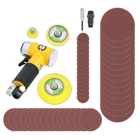 Mini Air Sander 1/2/3" Pneumatic Small Orbital Sander for Auto Body Work