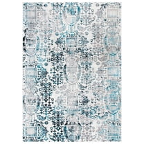 SAFAVIEH Skyler Alys Oriental Area Rug, Grey/Blue, 5'1" x 7'6"