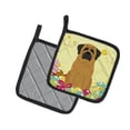 thumbnail image 2 of Caroline's Treasures Easter Eggs Mastiff Pair of Pot Holders, 2 of 3