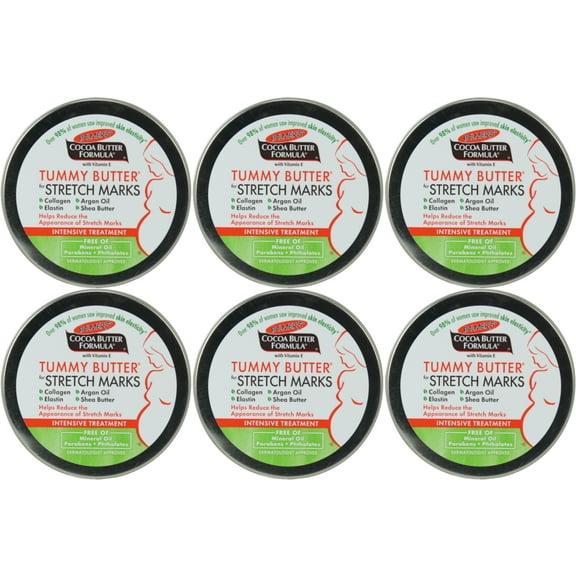 6 Pack Palmer's Cocoa Butter Formula Tummy Butter 4.4oz Each
