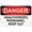 Warning Sign 2, variant on Metal Sign, Danger Sign - WATCH YOUR FINGERS, Waterproof, Fade and Scratch Resistant, safety signs, equipment Warning signs, etc