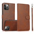 thumbnail image 1 of Funda tipo cartera de PU con tapa para iPhone 14 Pro, con cordón, ranuras para tarjetas, función atril, compatible con carga magnética, anticaídas y protección total., 1 of 5