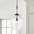 thumbnail image 5 of 9F370A Austin Allen Boland - 1 Light Pendant In Urban and Industrial Style-25 Inches Tall and 14 Inches Wide-Bronze Finish    -Traditional, 5 of 5