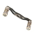thumbnail image 1 of Maoww Métal Baitcasting Bobine Poignée Portative Amovible Double Roulements Modifié Remplacer Poignées Extérieur Sport Pêche Bouton Accessoires Rouge + Or Gris + Lumière Or, 1 of 6