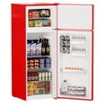 thumbnail image 4 of BANGSON 7.7 Cu.Ft Top Freezer Refrigerator for Apartments, Energy Saving, Adjustable Thermostat, Large Capacity, Low Noise, Red, 4 of 9