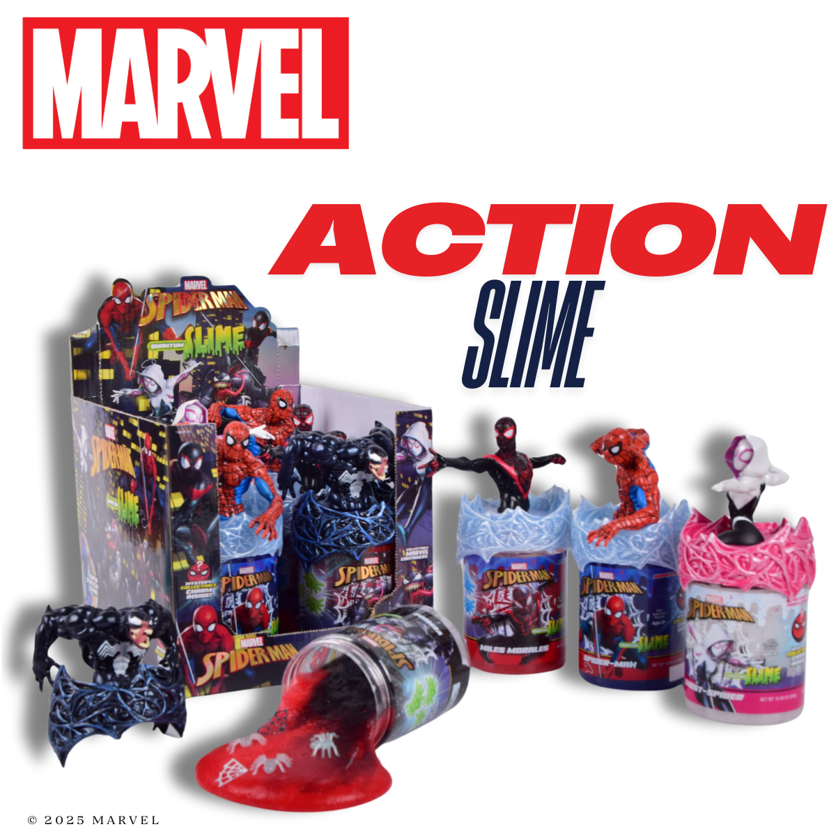 3D Marvel Slime Miles, 1 Count