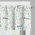 thumbnail image 3 of Ambesonne Music Valance Pack of 2, Vibes Notes Beat, 54"X18", Multicolor, 3 of 5