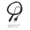 thumbnail image 2 of 2 Pcs Cordon d'Alimentation pour Rasoir Électrique Cordon de Rasoir Usb Câble de Charge Accessoire, 2 of 7