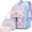 Blue, variant on 3Pack Bunny Backpack Set, Kawaii Backpack Cute Sequin Bag, Back Protection Lightweight Backpack