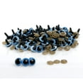 thumbnail image 3 of Bottone 100Pcs/Set 10mm Safety Eyes For Teddy Bear for Doll Puppet Craft, 3 of 6