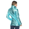 thumbnail image 4 of White Mark Women's Metallic Puffer Coat, 4 of 8