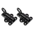 thumbnail image 2 of Automatic Door Latch Lock, 2PCS Black Screw Installation Pull  Latch Lock  for Cabinet Cupboard Doors, 2 of 8