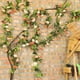 thumbnail image 5 of Cateissary Flores artificiales de glicinia para la decoración del hogar y el jardín Flores artificiales para la decoración de la fiesta Decoración Rosa, 5 of 6