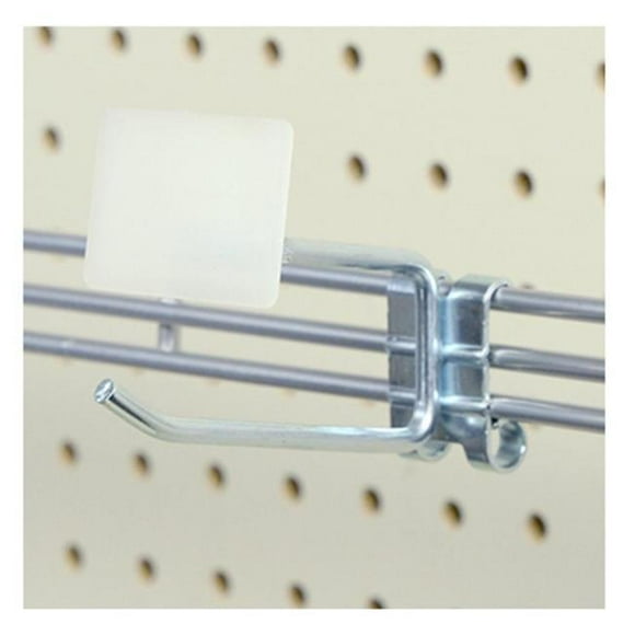 Siffron 100610 6 in. Curlback Crossbar & Organizer Rack Scanning Hook, Pack of 25