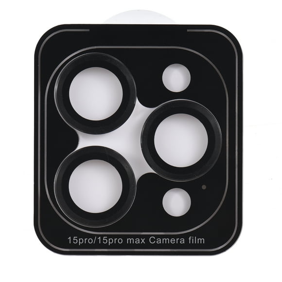 Mistaha Eagle Eye Lens Protector with High Aluminum Glass + AR Anti-reflective Coating for iPhone 15 Pro/15 Pro Max in Graphite Color, Triple-Hole
