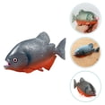 thumbnail image 2 of Jouet Piranha Simulation Solide Rivière d'Amérique du Sud Poisson Féroce en Plastique Modèle, 2 of 6