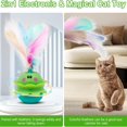 thumbnail image 5 of FNNMNNR Jouet pour Chat Monstre 2-en-1 Automatique Interactif Jouet pour Chat d'Intérieur Plumes Réelles Éclairage LED Souris Couineur Type-C Rechargeable, 5 of 5