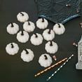 thumbnail image 3 of Rongfmy Mini Citrouilles Réalistes Citrouilles de Récolte pour Décoration de Fête d'Halloween Blanc, 3 of 6