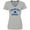 Athletic Heather, variant on Inktastic Philadelphia Baseball Women's V-Neck T-Shirt