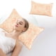 thumbnail image 4 of Almohada con núcleo de soporte para la espalda, ideal para quienes duermen boca abajo o boca arriba. Tela de espuma viscoelástica. Cómoda almohada ortopédica para descansar en casa, oficina, 4 of 8