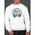 thumbnail image 2 of Just Rock Star! Sweatshirt Men -Image by Shutterstock, Male XX-Large, 2 of 4