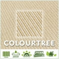 thumbnail image 2 of ColourTree 12' x 16' Beige Rectangle Sun Shade Sail Canopy - Commercial Standard Heavy Duty - 190 GSM - 3 Years Warranty, 2 of 6