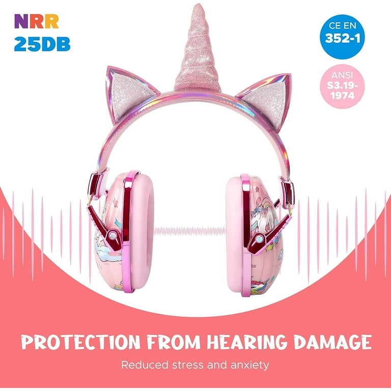 JYPS Kids Ear Protection,Noise Cancelling Sound Proof Headphones for Toddlers Children Teens,Sound Blocking Kids Hearing Protection Earmuffs for