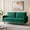 Green, variant on Mid Century Modern Velvet Loveseat Sofa, Stylish 2-Seater Comfy Couch for Small Apartments (Yellow, 66.9 Inch)