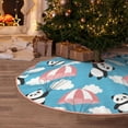 thumbnail image 5 of Sikiie Panda Flying in the Sky Nativity Christmas Tree Skirt, Jesus Christian Winter Holiday Tree Mat Decoration(30-48IN)36", 5 of 6