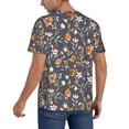 thumbnail image 2 of KLL Wildflowers for Men's Baseball Shirts,Short Sleeve Casual Shirts Button Down Shirt for Men Beach Summer Wedding Shirt-X-Large, 2 of 7