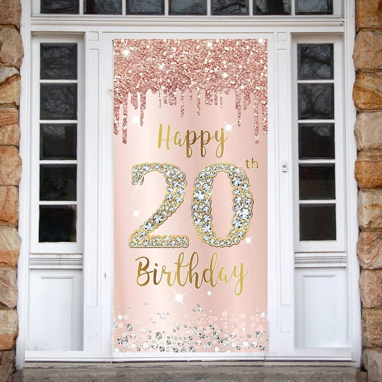 Hoera 20 Jaar! Het Is Feest Heren T-shirt Happy Birthday Bril Verjaardag Jarig 20e Verjaardag Oma Wijn Grappig