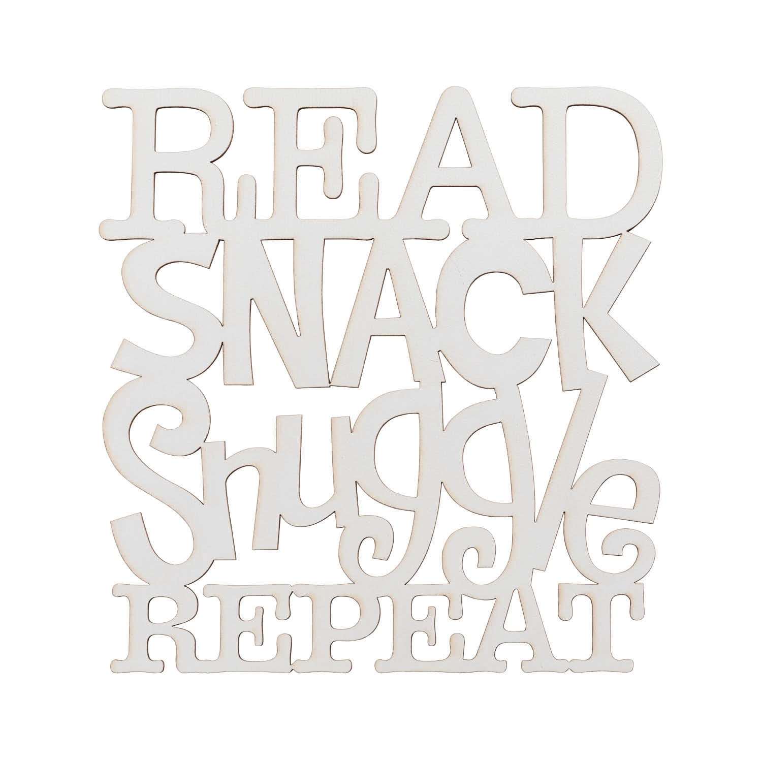 Read, Snack, Snuggle Wall Plaque