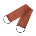thumbnail image 1 of Paño exfoliante corporal para limpieza profunda con asas de malla densa para baño Café, 1 of 8