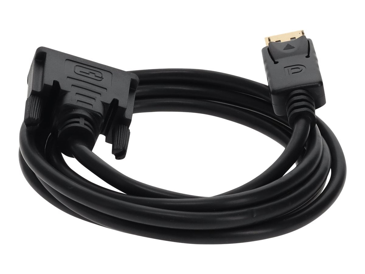 AddOn 6ft DisplayPort Male to DVI-D Male Black Adapter Cable (Requires DP++)