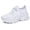 White, variant on Women's Non Gym Workout Shoes, Lightweight Breathable Tennis Shoes, Mesh Walking Sneakers