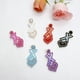 thumbnail image 2 of KAKOWELY par de pendientes de corazón con cuentas, pendientes colgantes de corazón de amor, pendientes de gota para el Día de San Valentín, joyería, 2 of 4