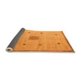 thumbnail image 2 of Ahgly Company Indoor Rectangle Abstract Orange Modern Area Rugs, 4' x 6', 2 of 4