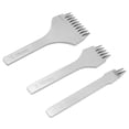 thumbnail image 3 of Steel Leather Slot Punch Set Punch Cutter Set, Leather Chisel, Punch Cutter Set Leather Craft Kits, 3Pcs For Belt Craft Leather Wallet, 3 of 8