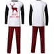 thumbnail image 3 of Navidad vacaciones familia a juego pijamas conjunto parejas pijamas Adepaton CJWUS-2672, 3 of 7