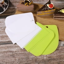 GOOHOCHY Kitchen Accessories 6Pcs Plastic Scraper for Food Preparation Home Cooks