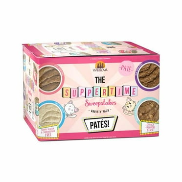 Weruva 12-Pack 5.5 oz The Suppertime Sweepsteaks Variety Pack Pate Cat Food