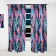 thumbnail image 2 of Designart 'Tropical Blue Mood VIII' Tropical Curtain Panel, 2 of 5
