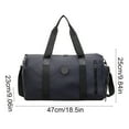thumbnail image 4 of Sentmoon Large Capacity Travel Bag Multi-Functional Sports Fitness Wet Dry Separation Swimming Bag Perfect for Short Trips Sports Activities Organized Practical Storage, 4 of 7