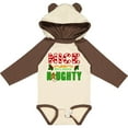 thumbnail image 3 of Inktastic Nice Until Proven Naughty with Holly and Gingerbread Man Boys or Girls Long Sleeve Baby Bodysuit, 3 of 5