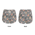 thumbnail image 3 of Salouo Bulldog Print Women's 2 in 1 Running Shorts Double-Layer Shorts Athletic Workout Gym Yoga Shorts Running Shorts for Women-Large, 3 of 7