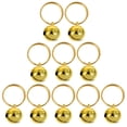 thumbnail image 4 of LEEYNEER Cloche pour Animaux de Compagnie, Pendentif en Acier Inoxydable Doré, 10 Pcs, 4 of 8