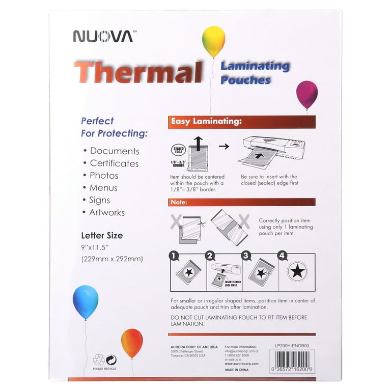 Pellicole Protettive Luminate A7 86x117 Mm - Confezione Da 100 - Foto 7