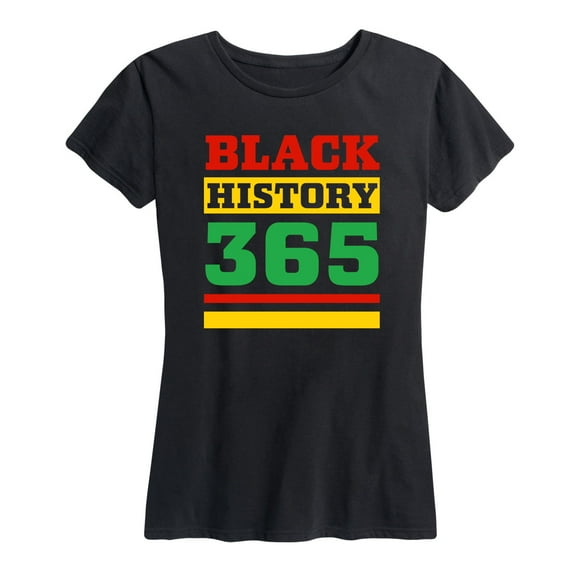 Instant Message - Black History 365 - Women's Short Sleeve Graphic T-Shirt