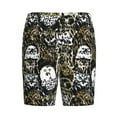 thumbnail image 6 of Daiia Ink Graffiti Owl Mens Woven Stretch Pajama Short,Short Pajama Pants-3X-Large, 6 of 7